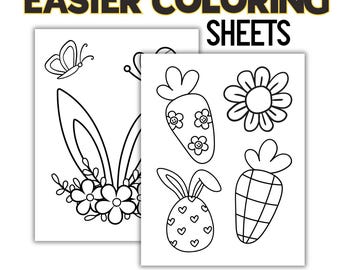 Easter Coloring Pages, Kids Easter Coloring Pages, Easter Coloring Sheets, Printable Coloring Pages, Spring, Easter Activities