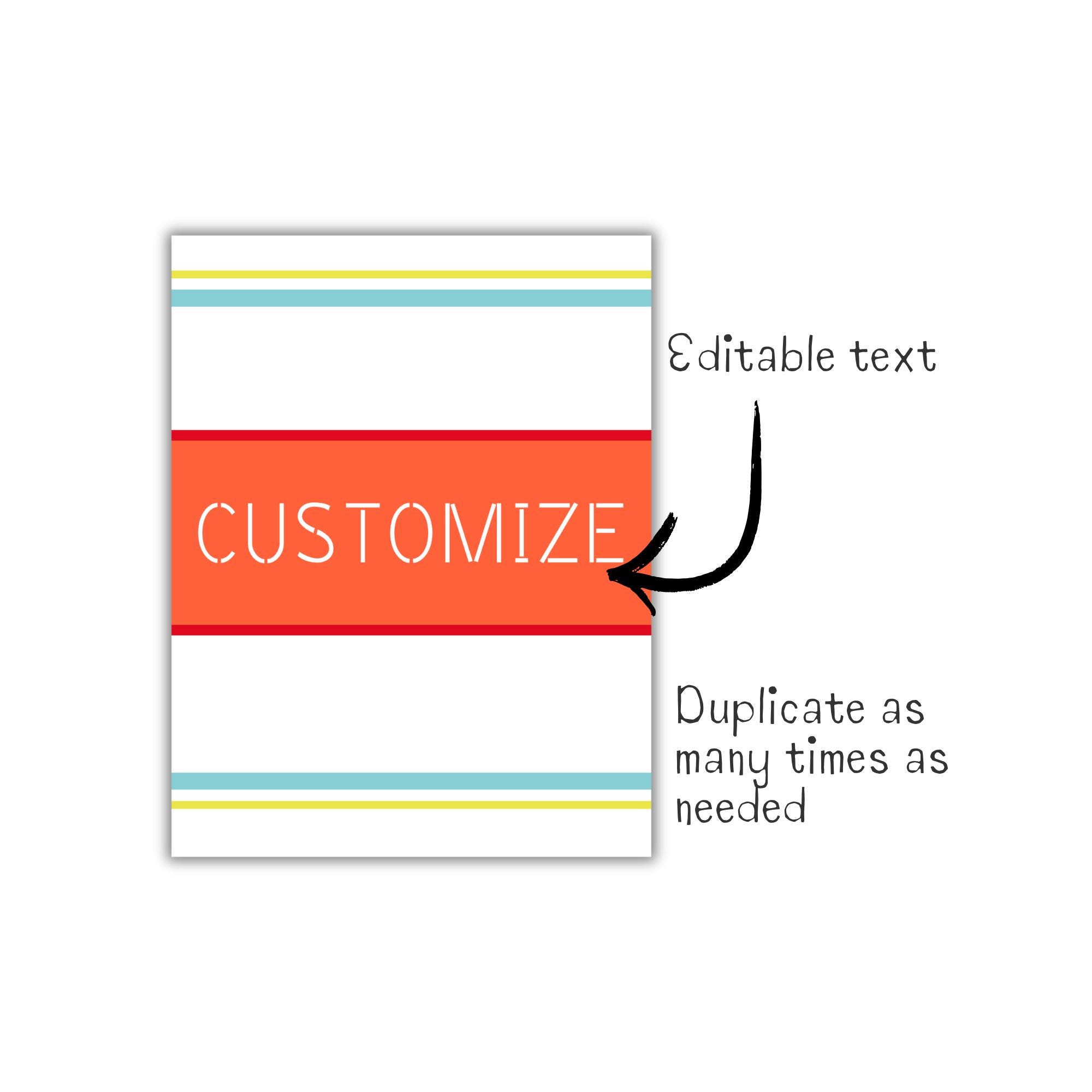 Varsity Prep Editable Binder Covers & Spines Canva Template - Etsy