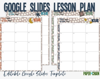 Winter Slides Template - Etsy