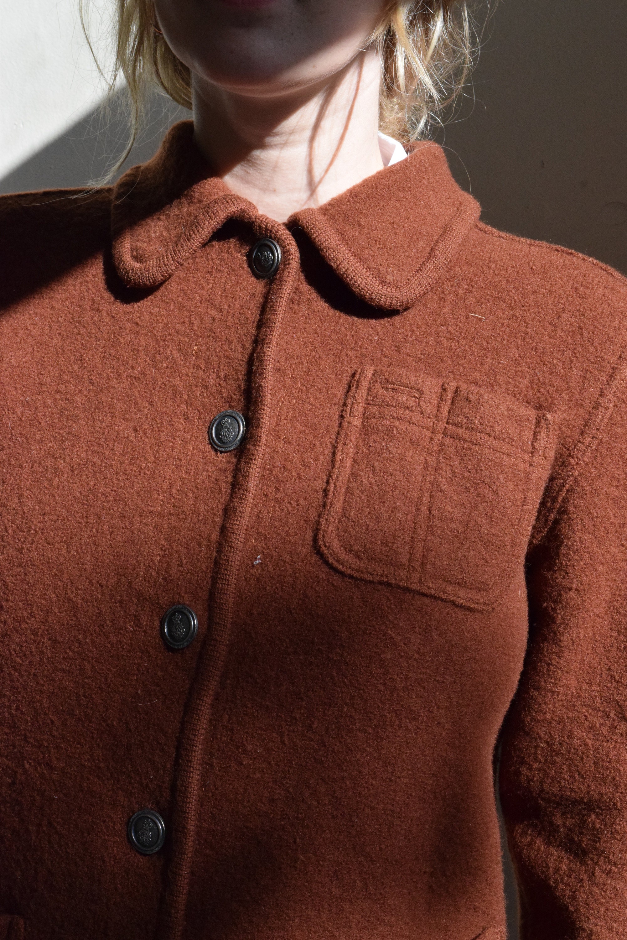 Rust Wool Coat