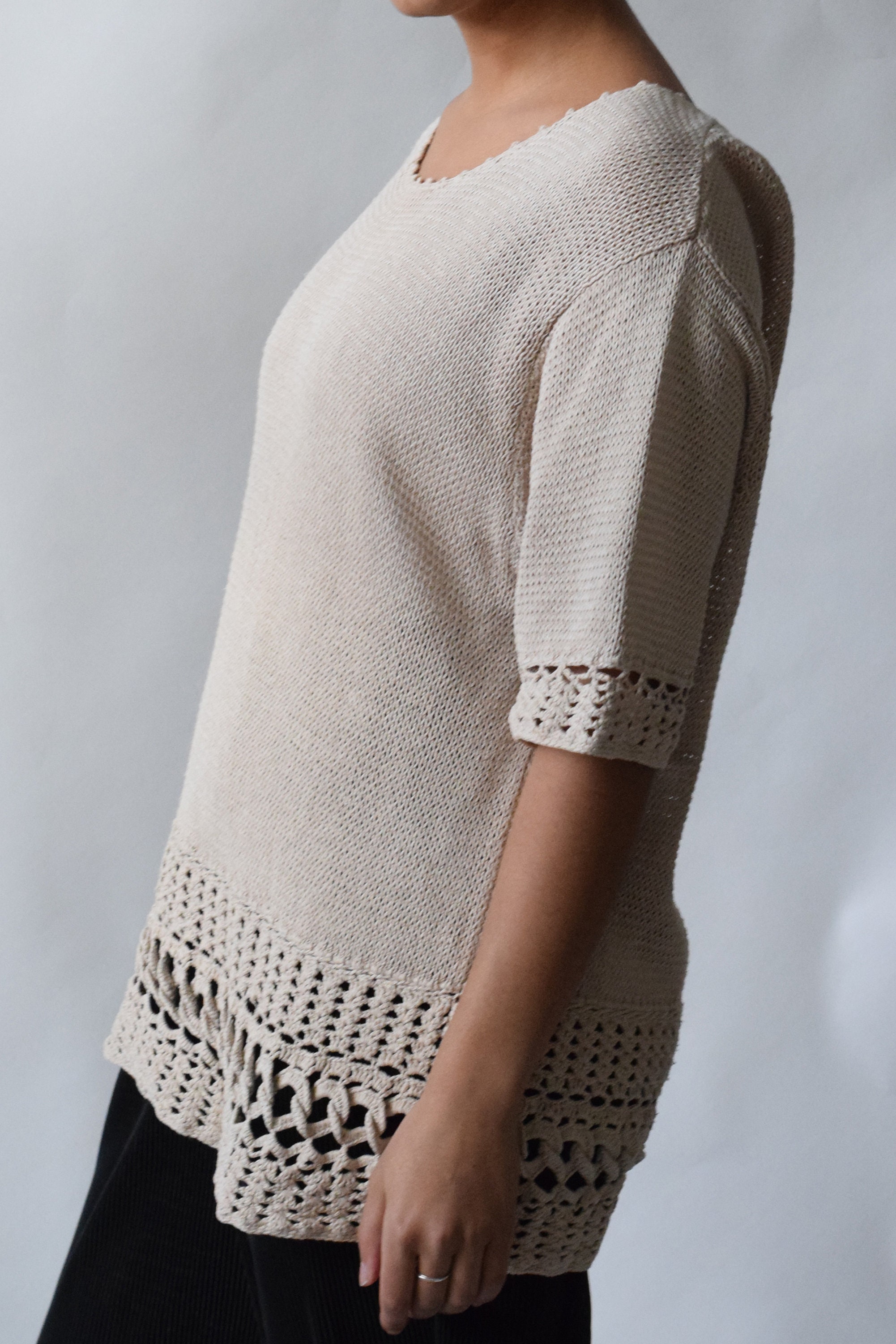 knit tee shirt