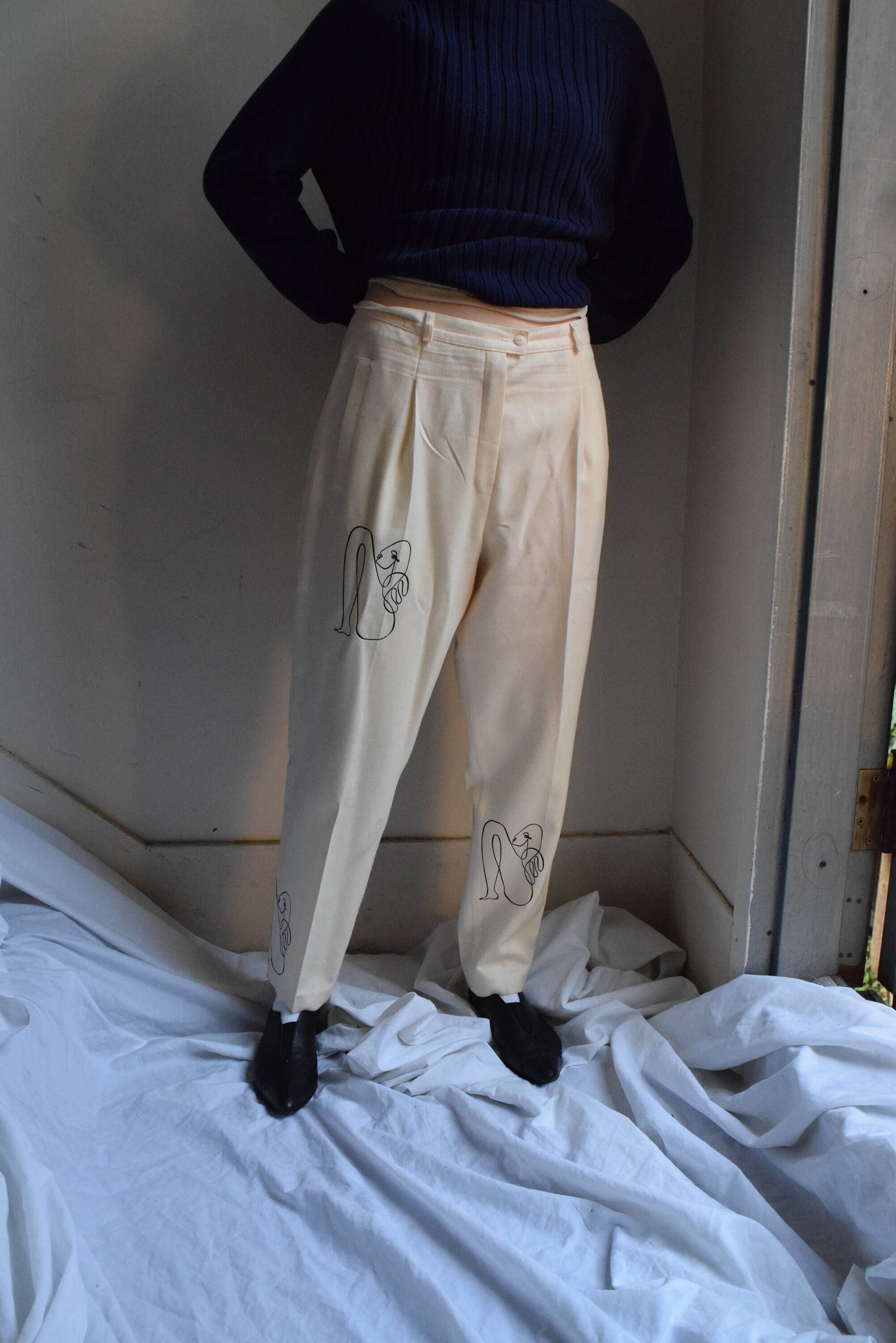 cream colour trouser