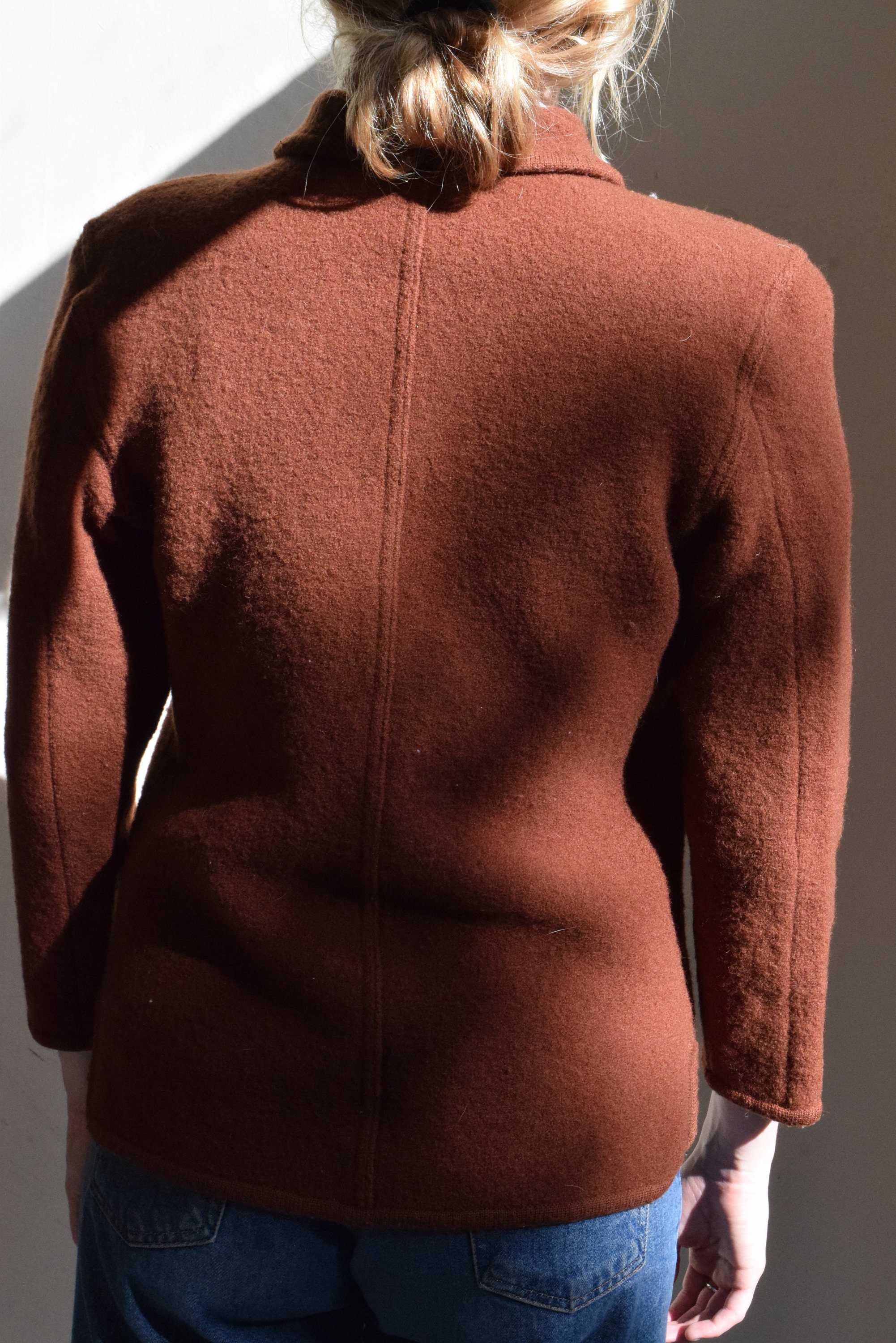 Rust Wool Coat