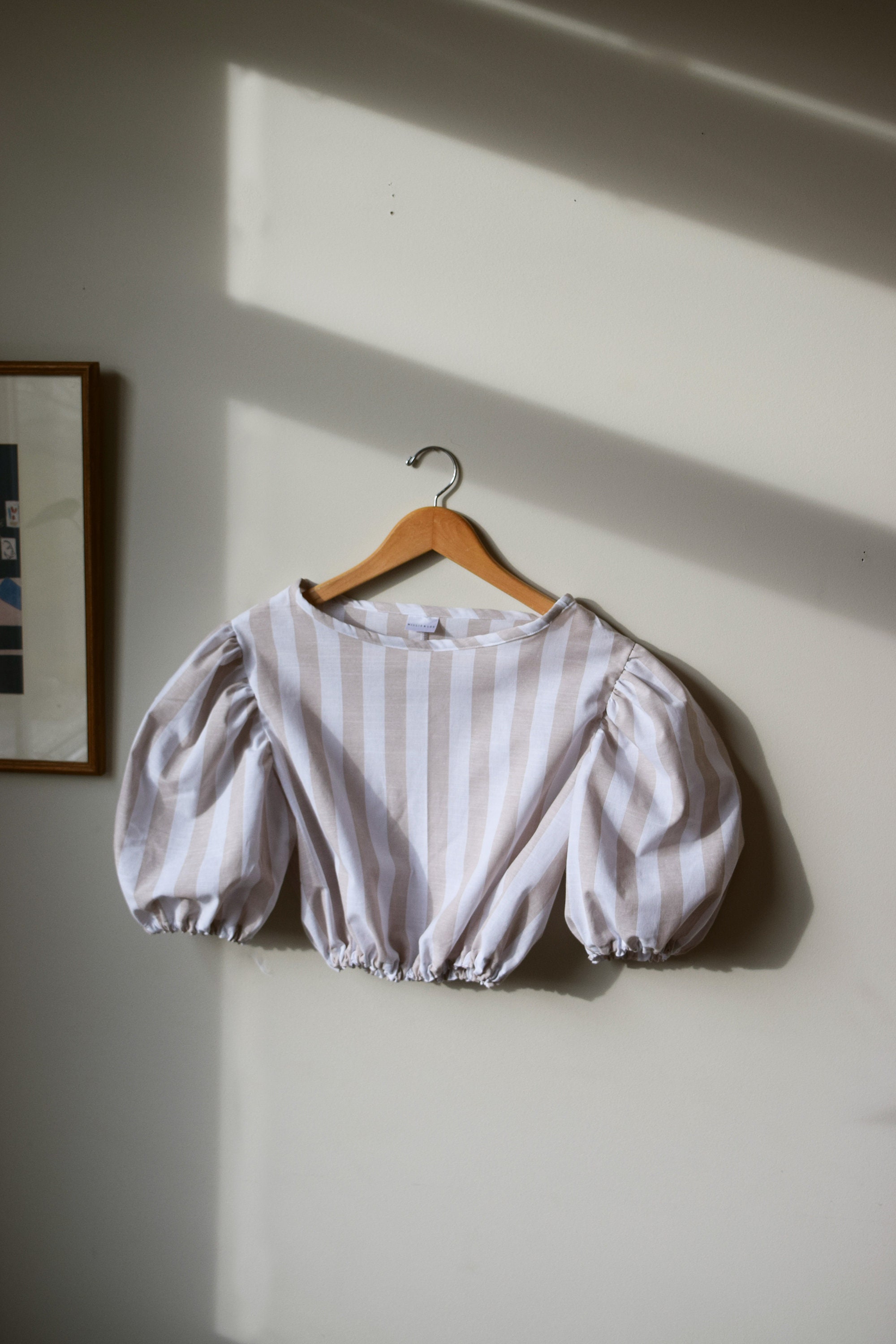 puff sleeve bralette