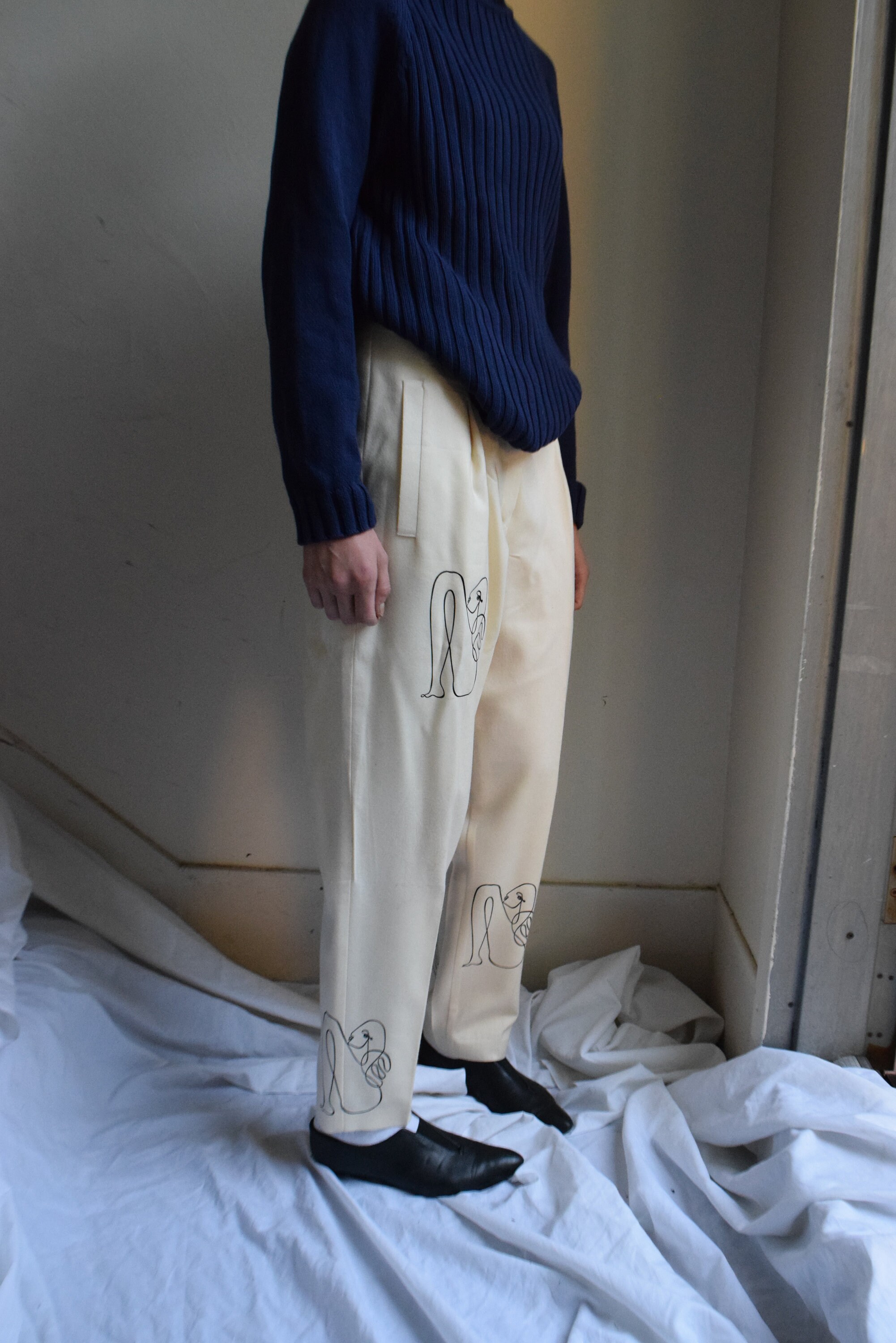 cream colour trouser