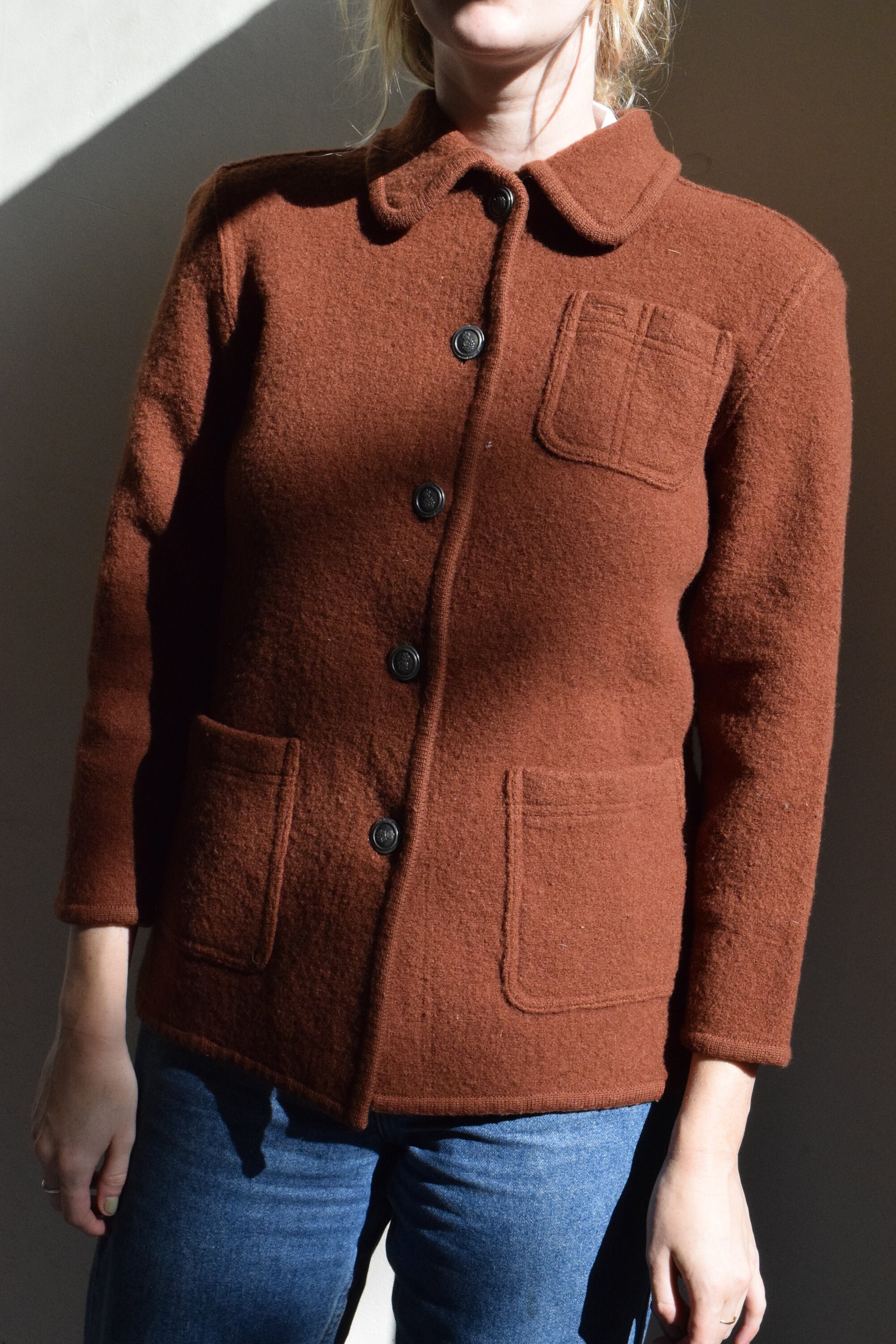 Rust Wool Coat