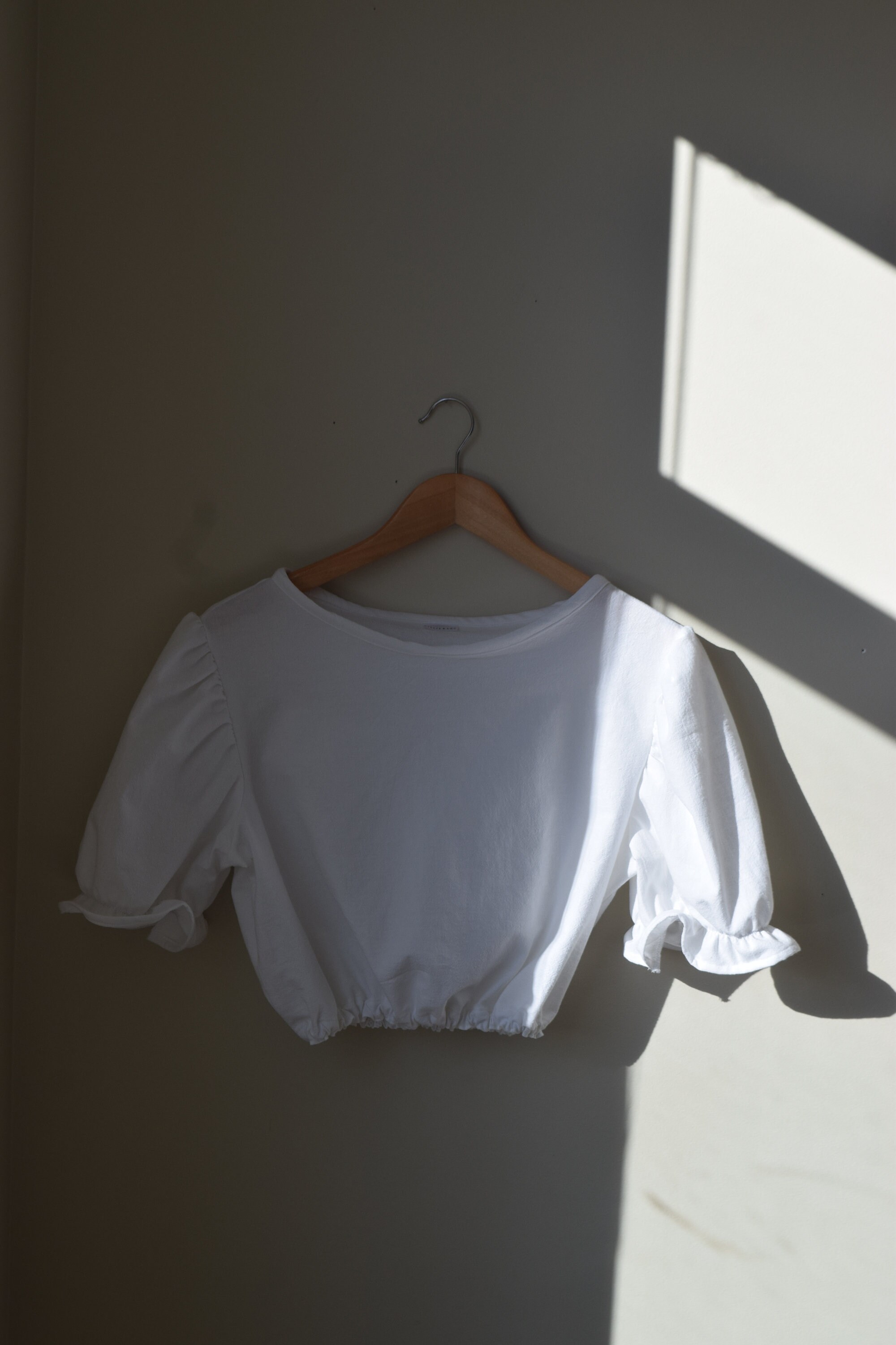 puff sleeve bralette