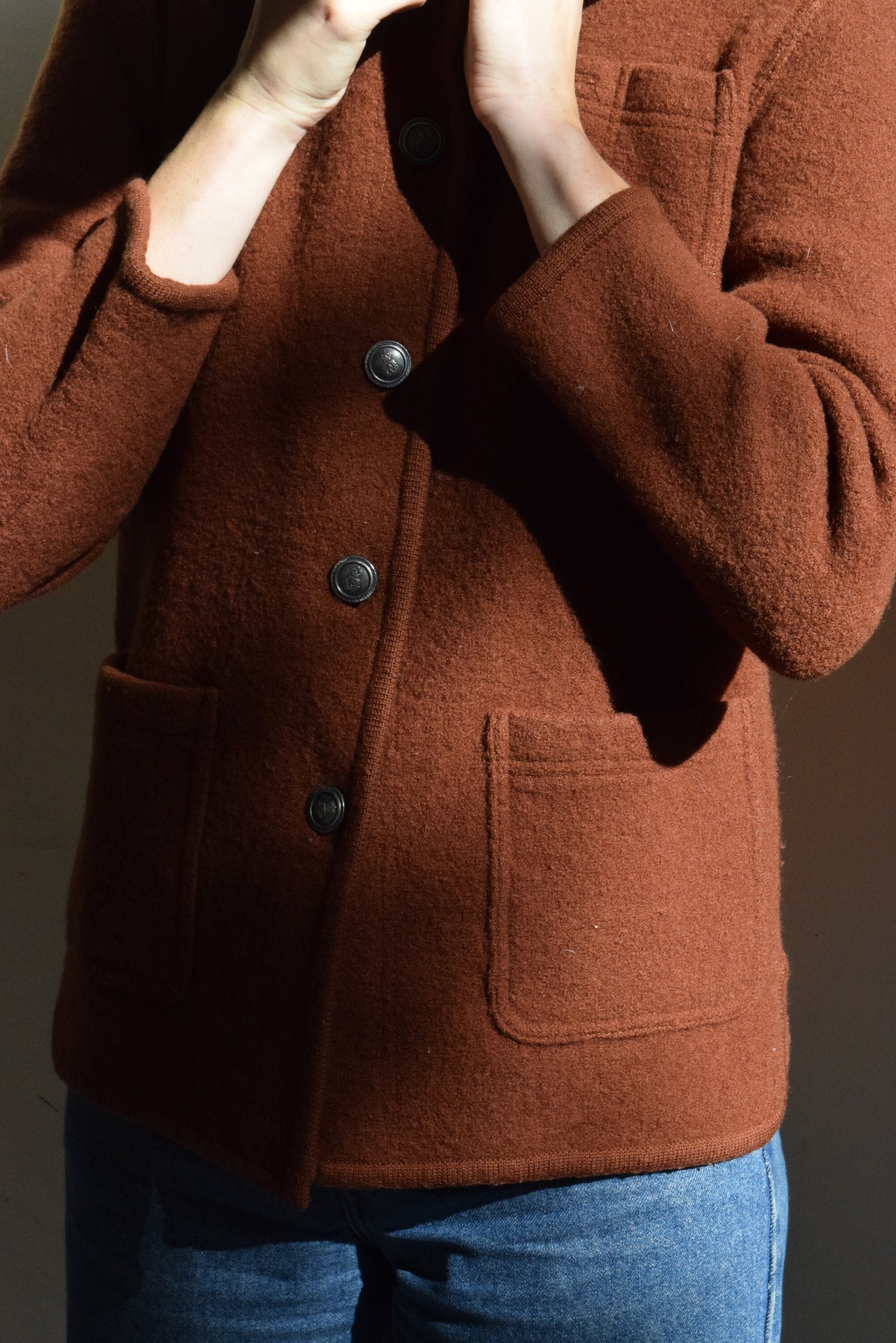 Rust Wool Coat