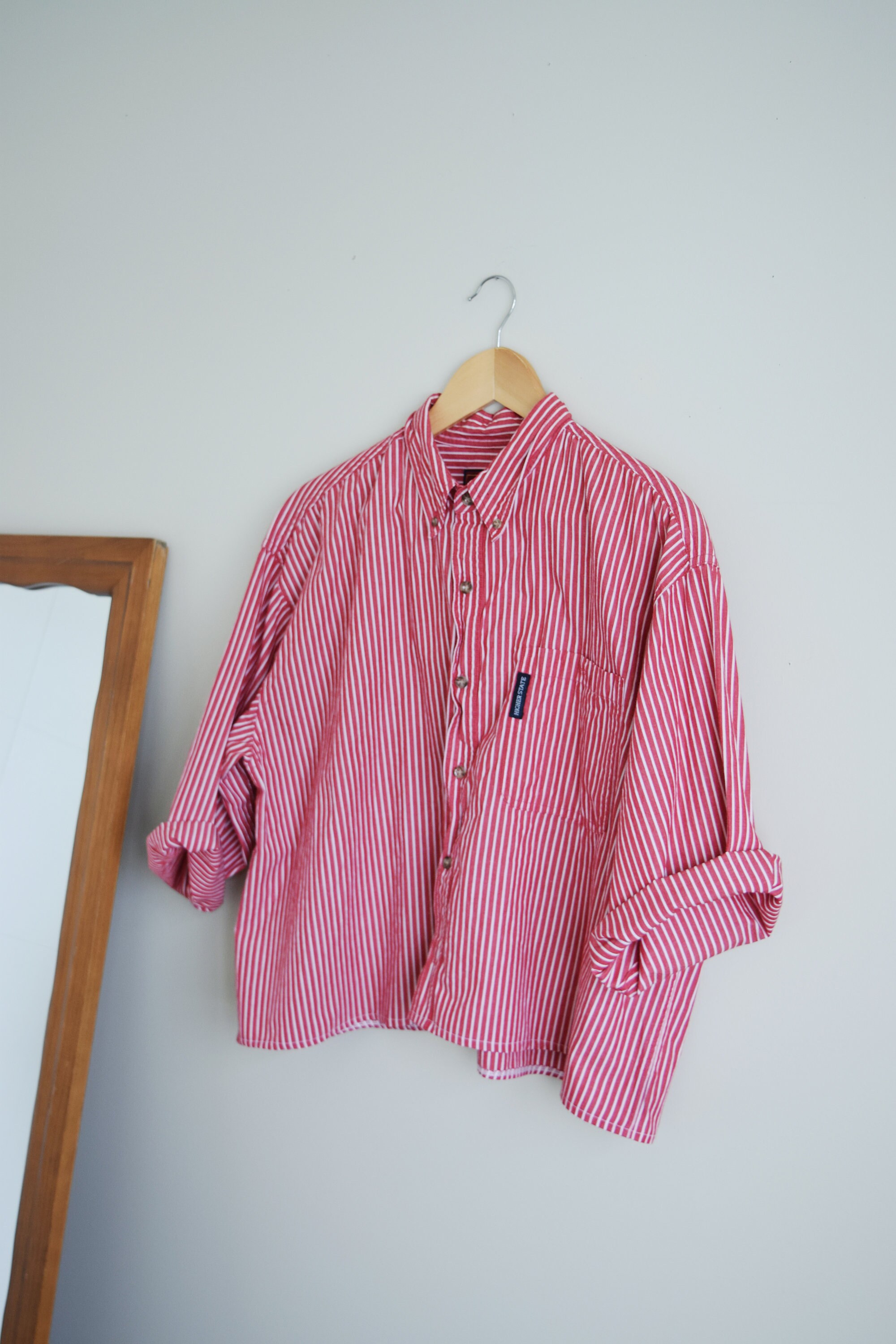 Reworked Striped Lounge Shirt