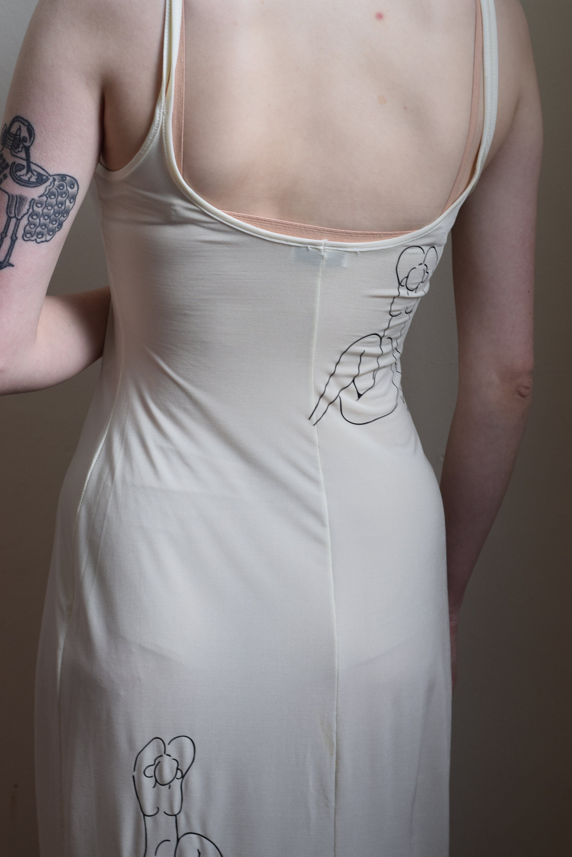 spandex slip dress