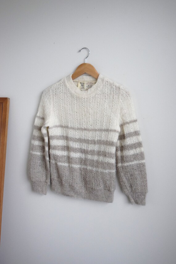 Icelandic Wool Striped Jumper