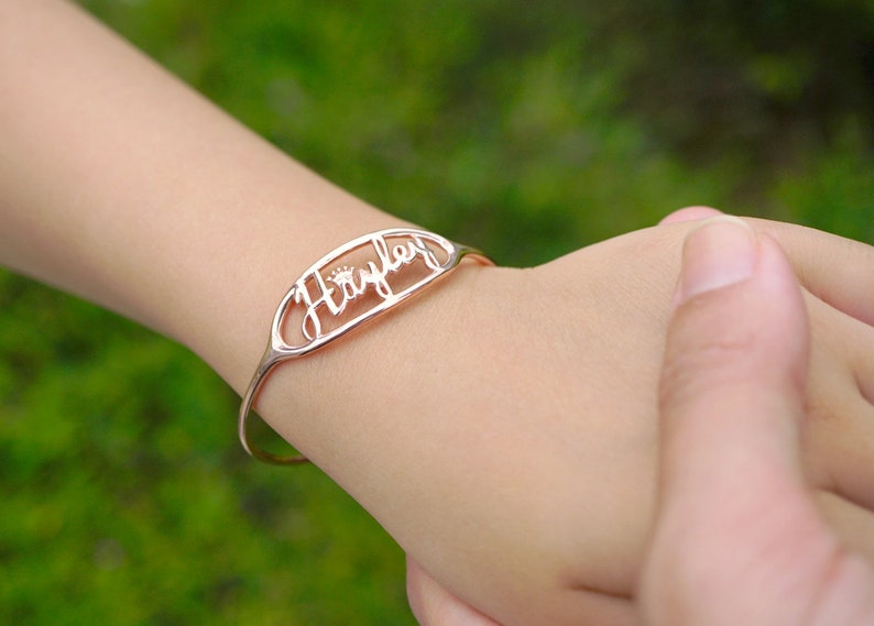 unique baby gift Kid/'s Adjustable Bangle Infant Jewelry Personalized Baby Gifts Baby Bracelet Child Size Bracelet