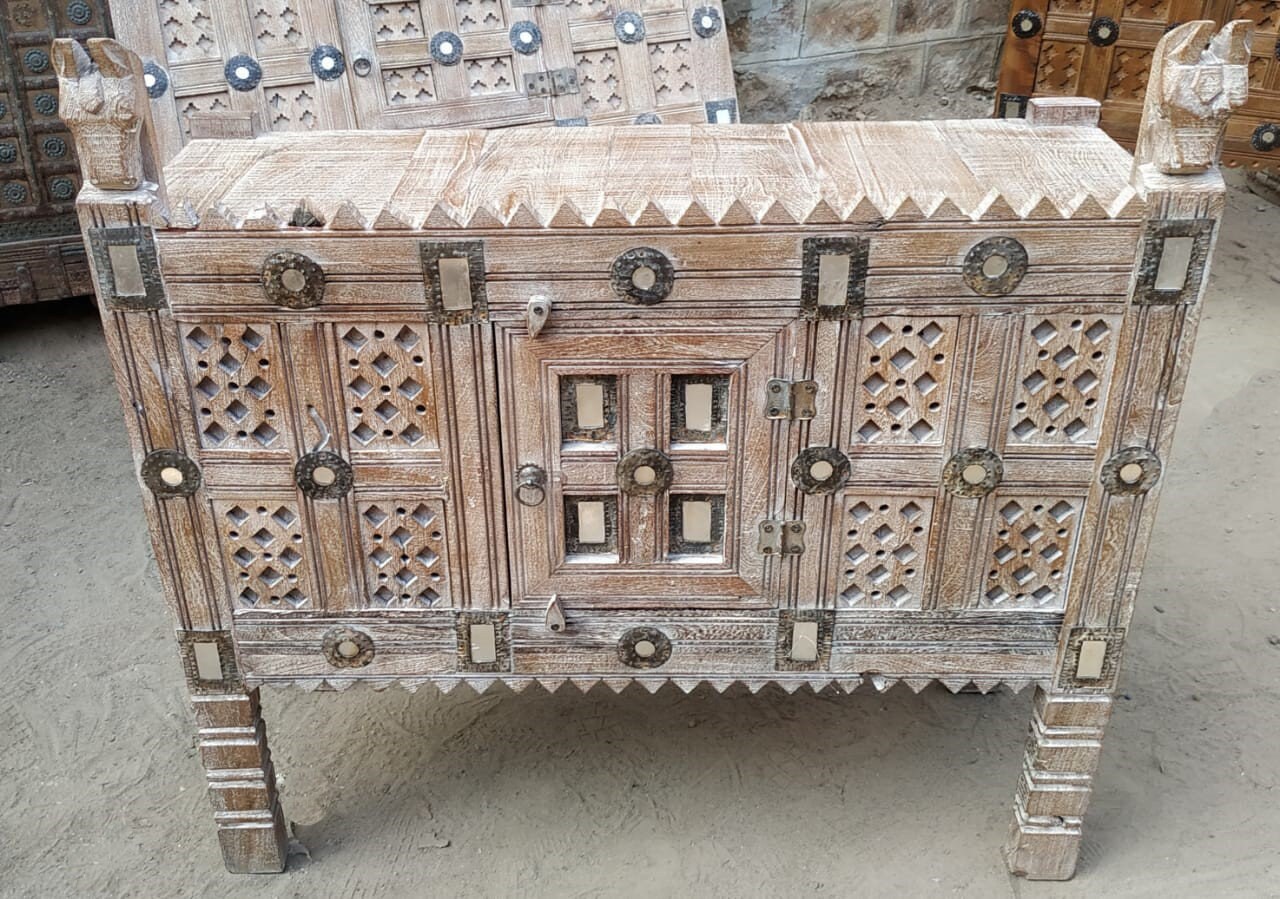 Indian Damachiya Wooden Antique Vintage Style Small Etsy UK