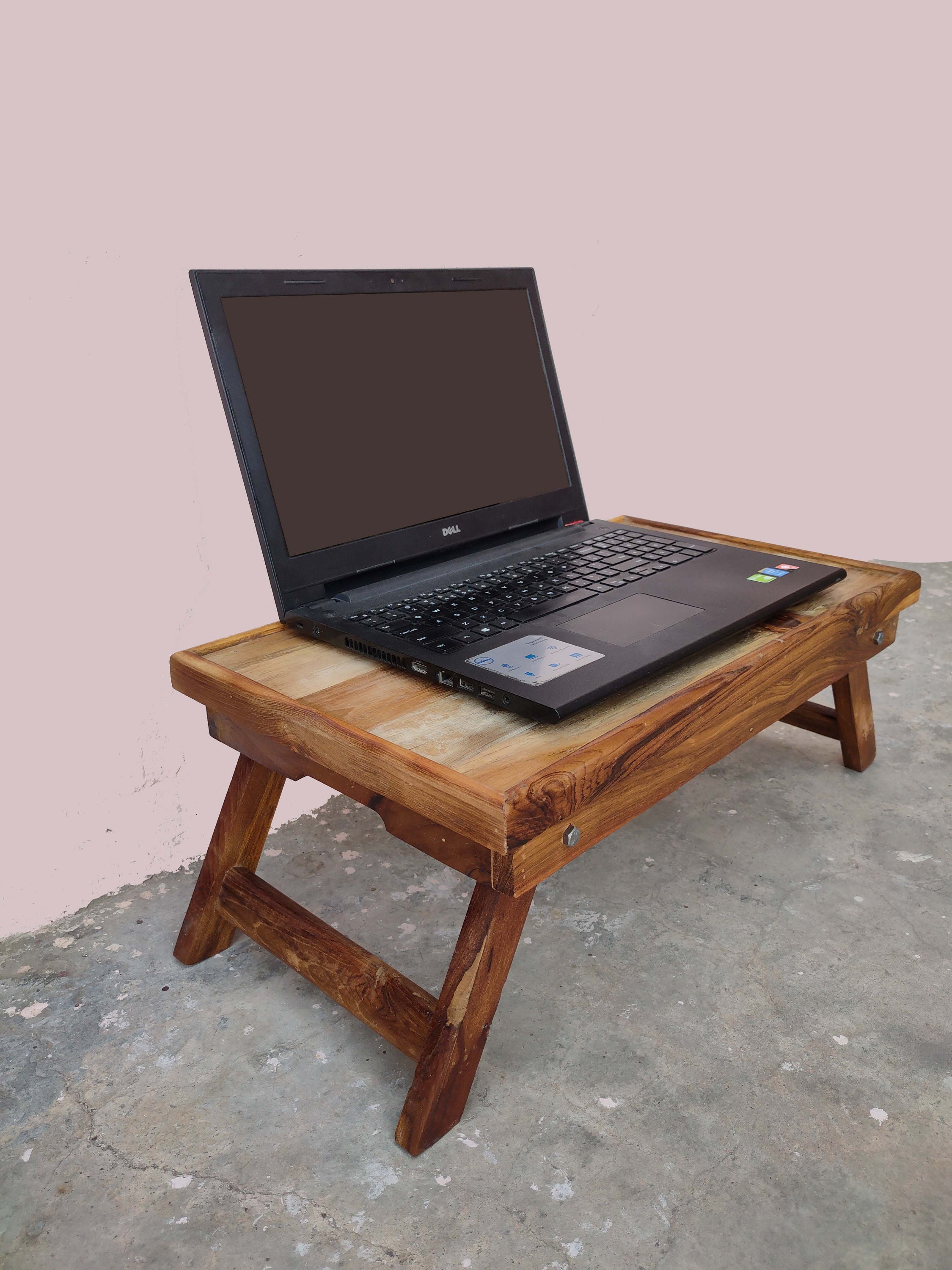 Laptop Stand for Desk Wooden Laptop Foldable Laptop Stand for
