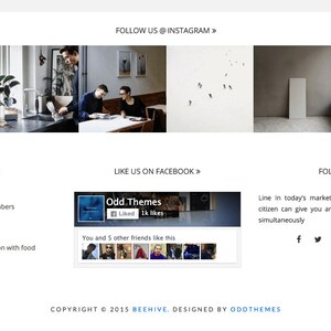 SALE Beehive Clean Personal Responsive Blogger Template image 3