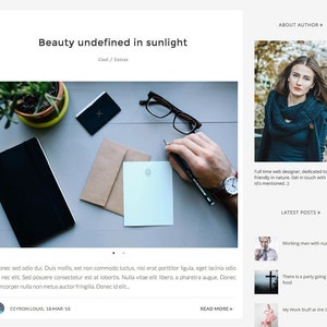 SALE Beehive Clean Personal Responsive Blogger Template image 2