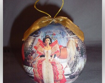 1997 Matrix Barbie Christmas Ornament 3.25 Inch Diameter