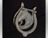 Cast Iron Horse Head Door Knocker 1990s