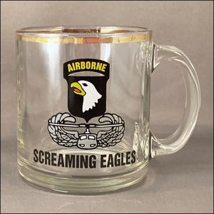 101st Airborne Screaming Eagles Vintage Coffee Mug