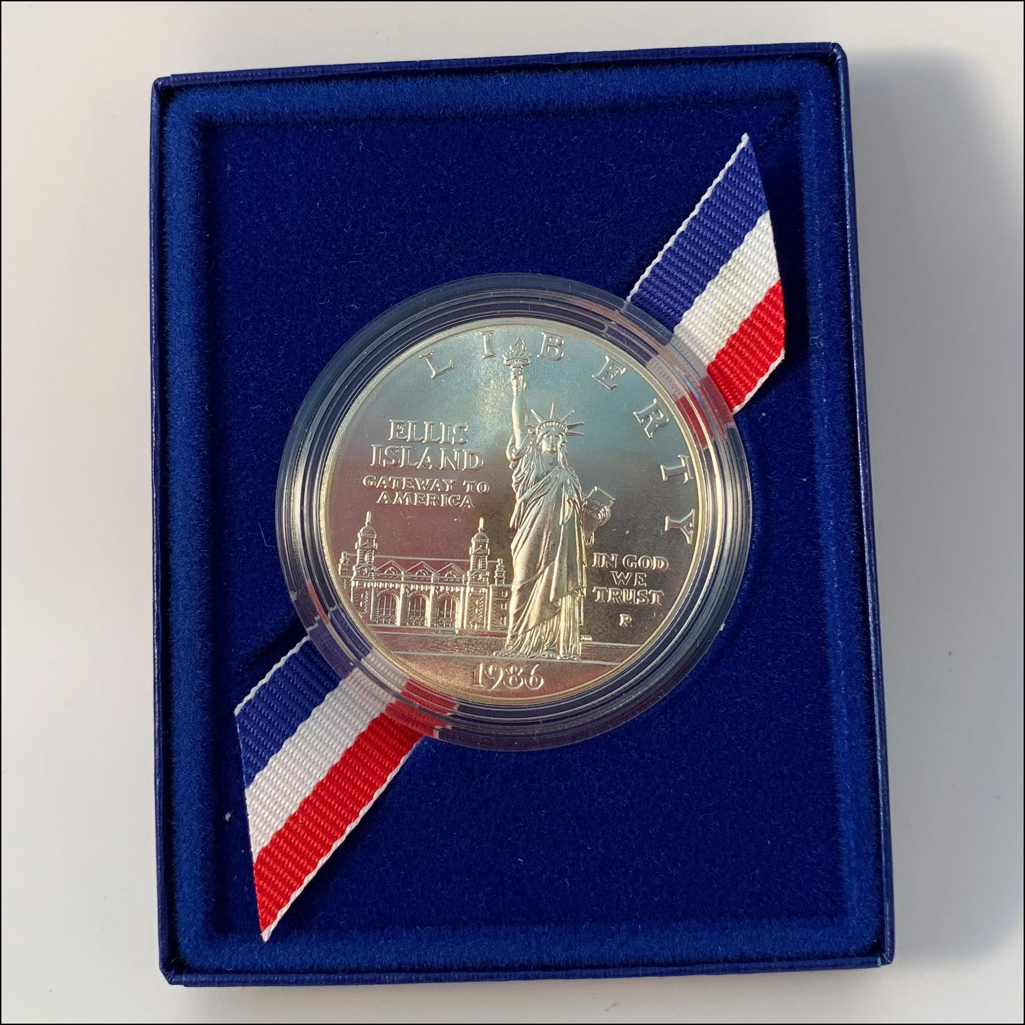 Ellis Island 1986 Liberty Coin - Etsy