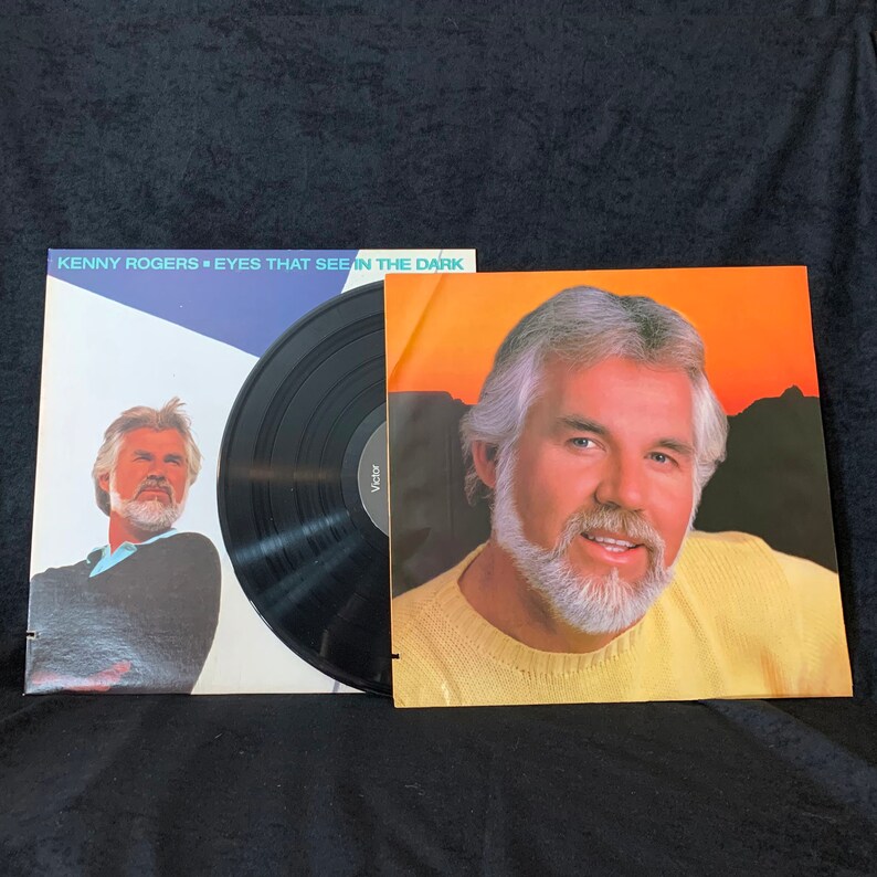 Kenny Rogers 1983 Eyes That See in the Dark LP Record Album Etsy