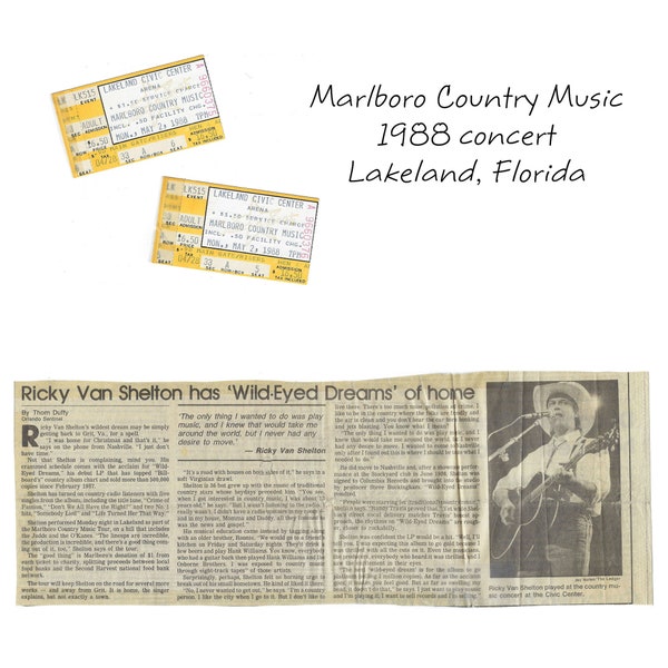 Country Music Memorabilia Etsy