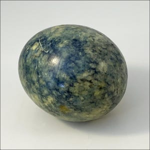 Vintage Marbled Polished Stone Egg