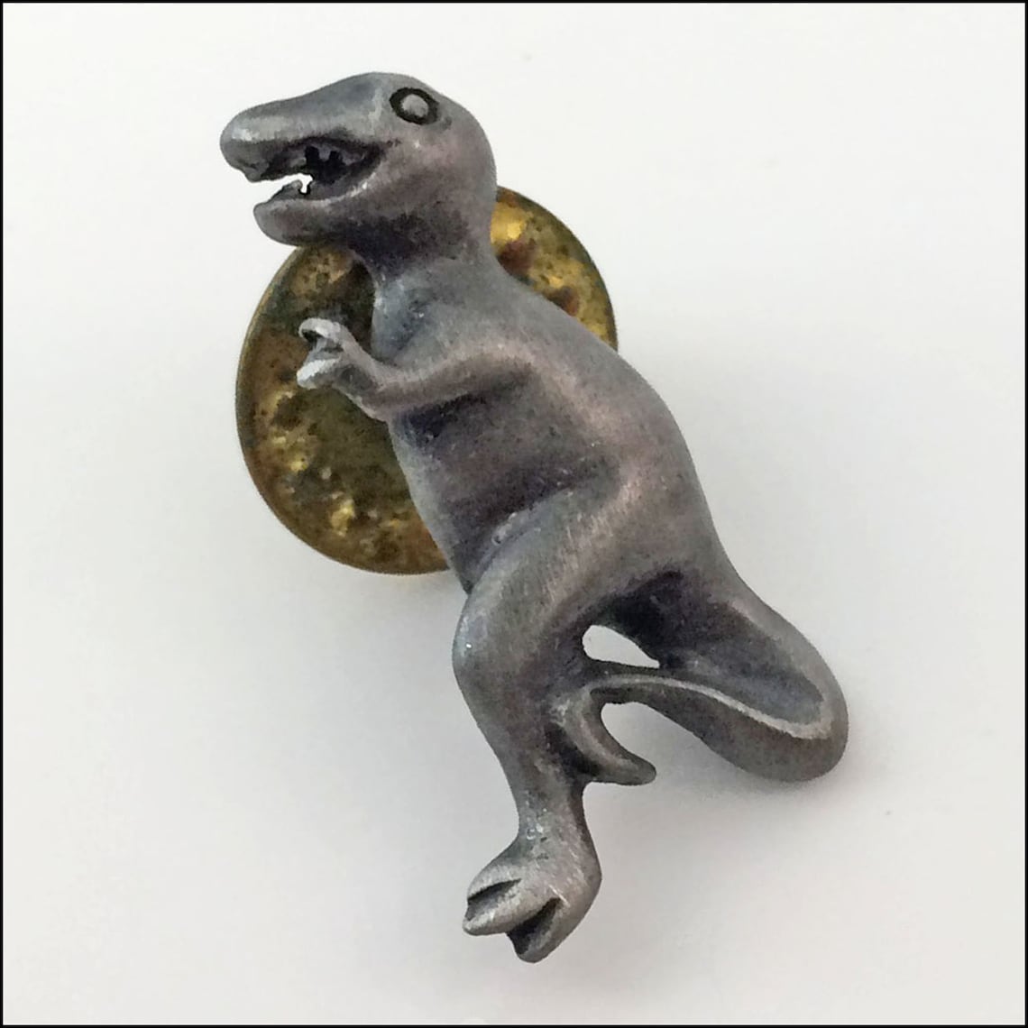 Tyrannosaurus Dinosaur Vintage Lapel Pin Etsy