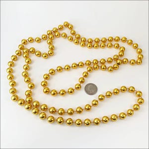 Vintage Mardi Gras Large Bead Necklace 70” immagine 3