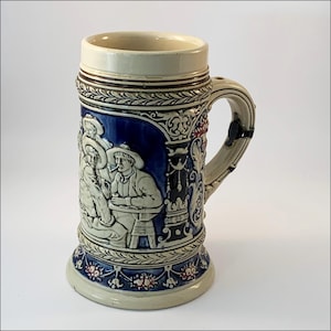 Vintage German Beer Tankard Stoneware