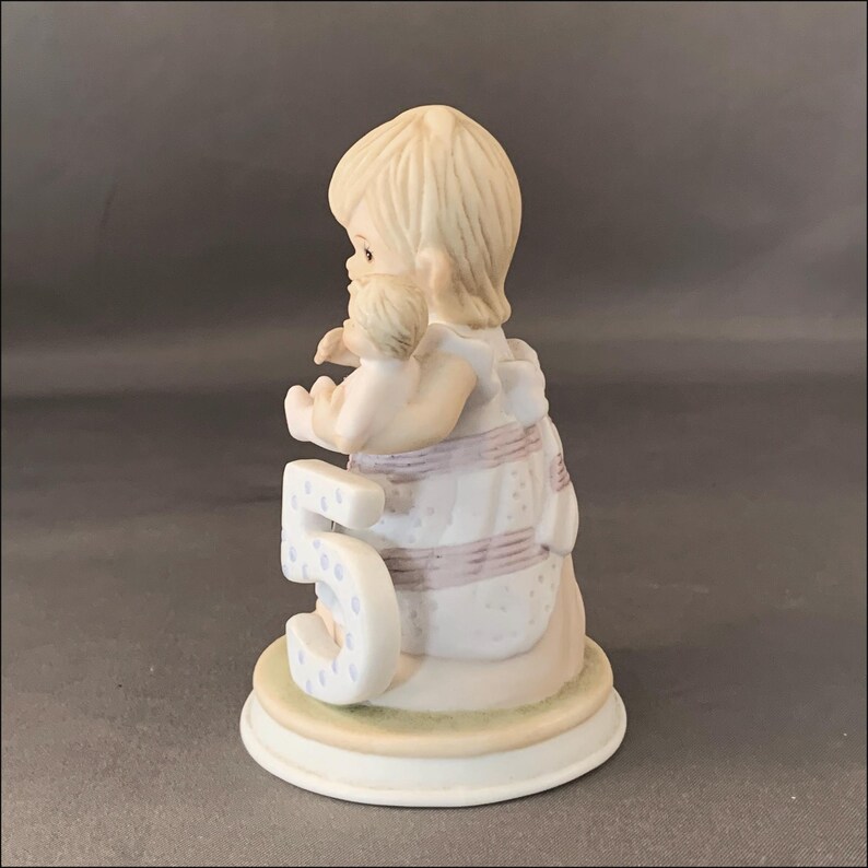 Vintage Lefton Christopher Collection 5th Birthday Girl Figurine - Etsy