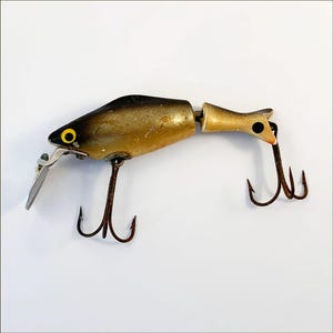 Wood’s Jointed Spot Tail Vintage Wood Lure 3.5”