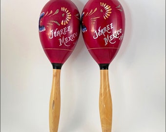 Vintage Maracas Juarez 2 pc