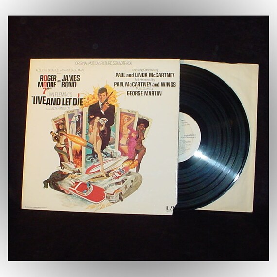 Live And Let Die Vinyl Lp Mccartney 1973 James Bond Soundtrack Etsy