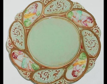 Cherub Angel Vintage 1950s Ornate Plate