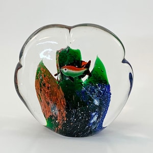Vintage Italian Glass Paperweight