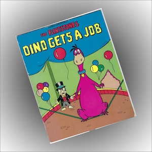 The Flintstones Dino Gets A Job 1974 Softcover