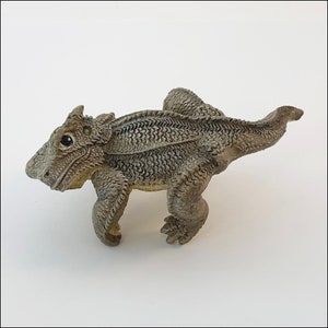 Horned Lizard Vintage Figurine