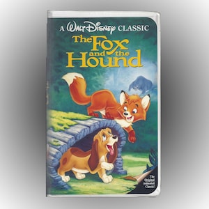 Fox and the Hound Walt Disney Classic 1994 VHS Black Diamond Edition