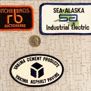 Vintage Patches – Your Choice – Automotive, Sports, Travel, Work Uniform image 5
