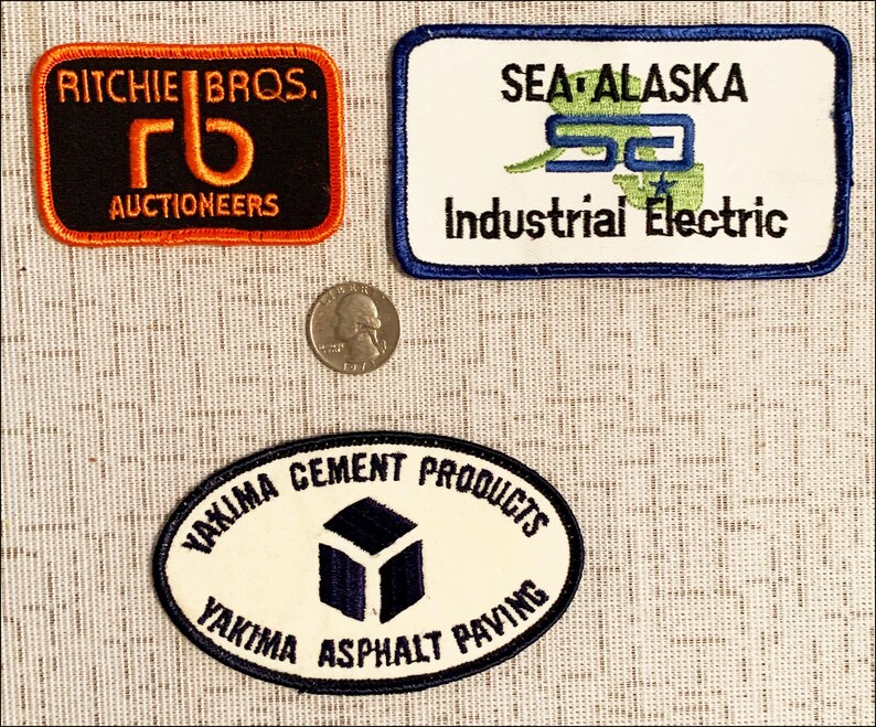 Vintage Patches – Your Choice – Automotive, Sports, Travel, Work Uniform image 5