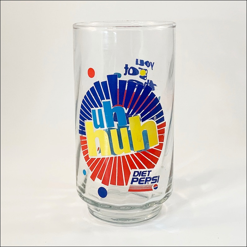 Vintage Diet Pepsi Drinking Glass 1990s You Got the Right One Etsy