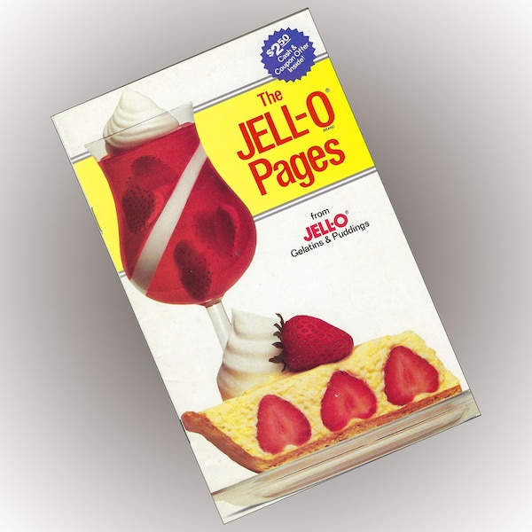 The Jell-O Pages 1987 Softcover Recipe Booklet