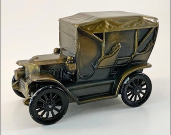 Banthrico Vintage Metal Coin Bank Stanley Motor Carriage