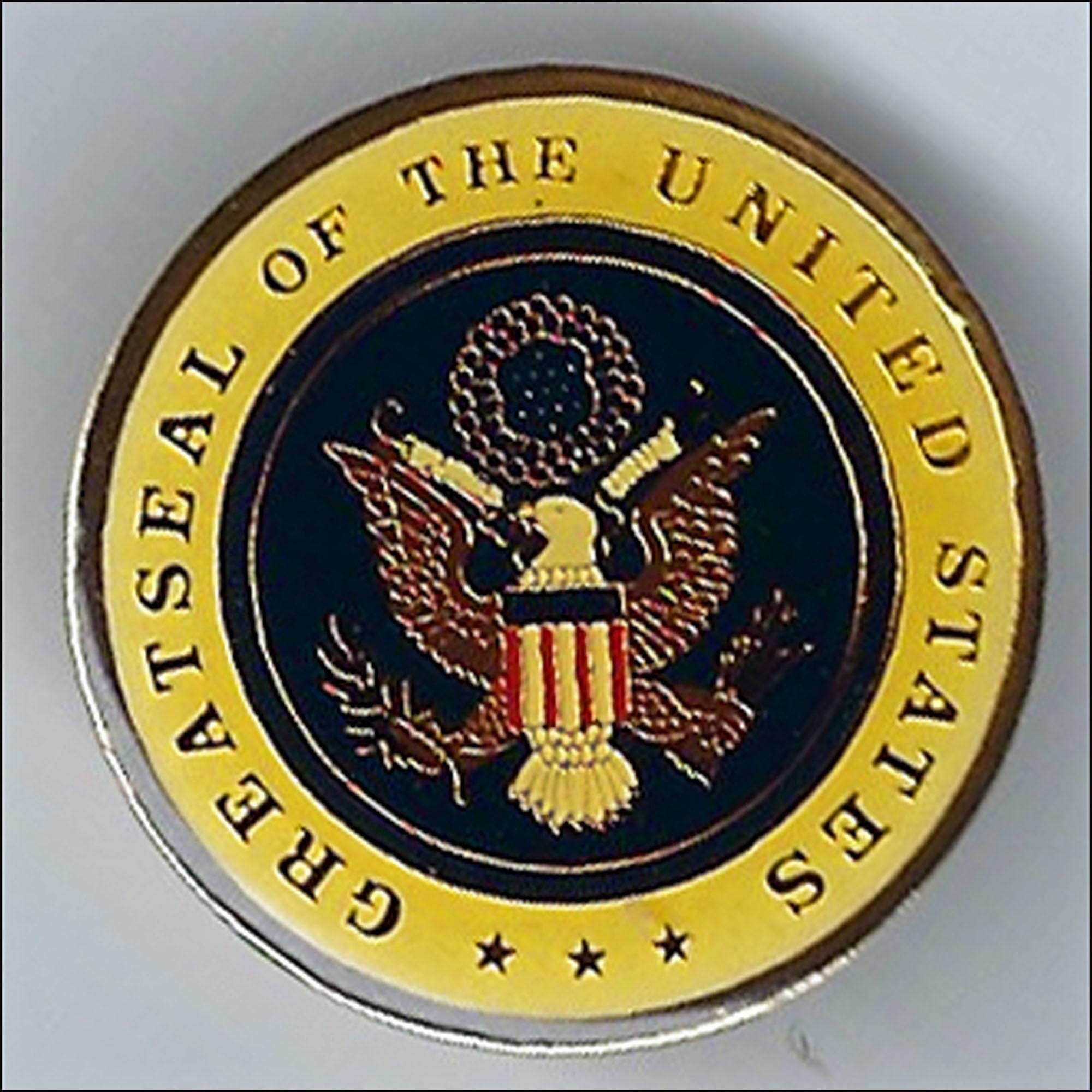 United States Great Seal Vintage Lapel Pin - Etsy