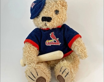 St Louis Cardinals Vintage Souvenir Teddy Bear