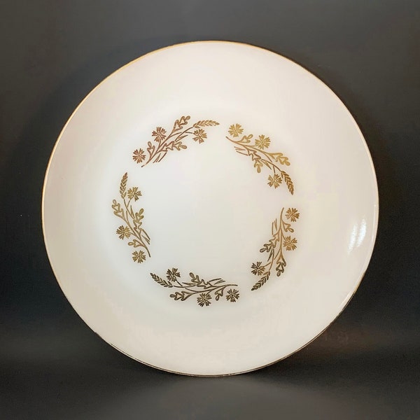 Federal Glass Vintage Meadow Gold Dinner Plate