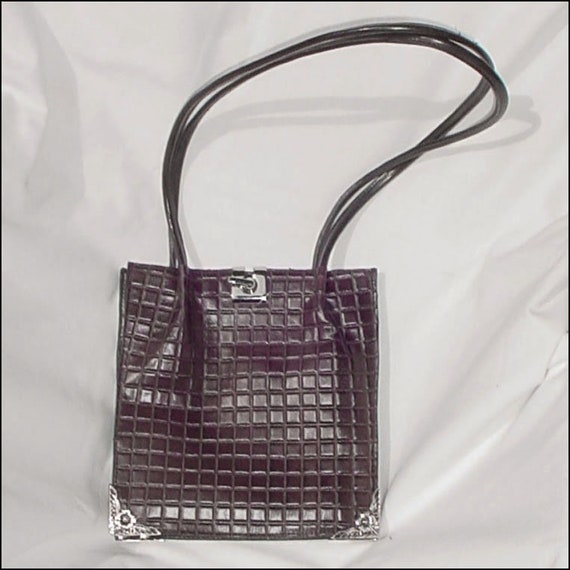 mc leather purse