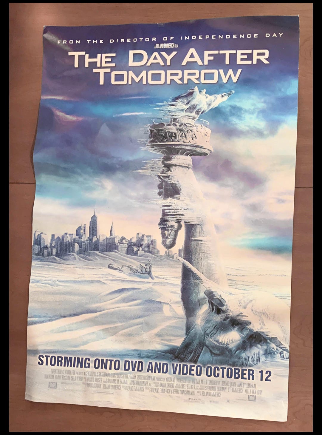 2004年 プロモ 映画 Day After Tomorrow シャツ ロンＴ The Day After Tomorrow (2004)