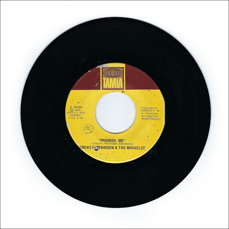 Smokey Robinson Tears of a Clown 1970 Vinyl 45 Record | Etsy